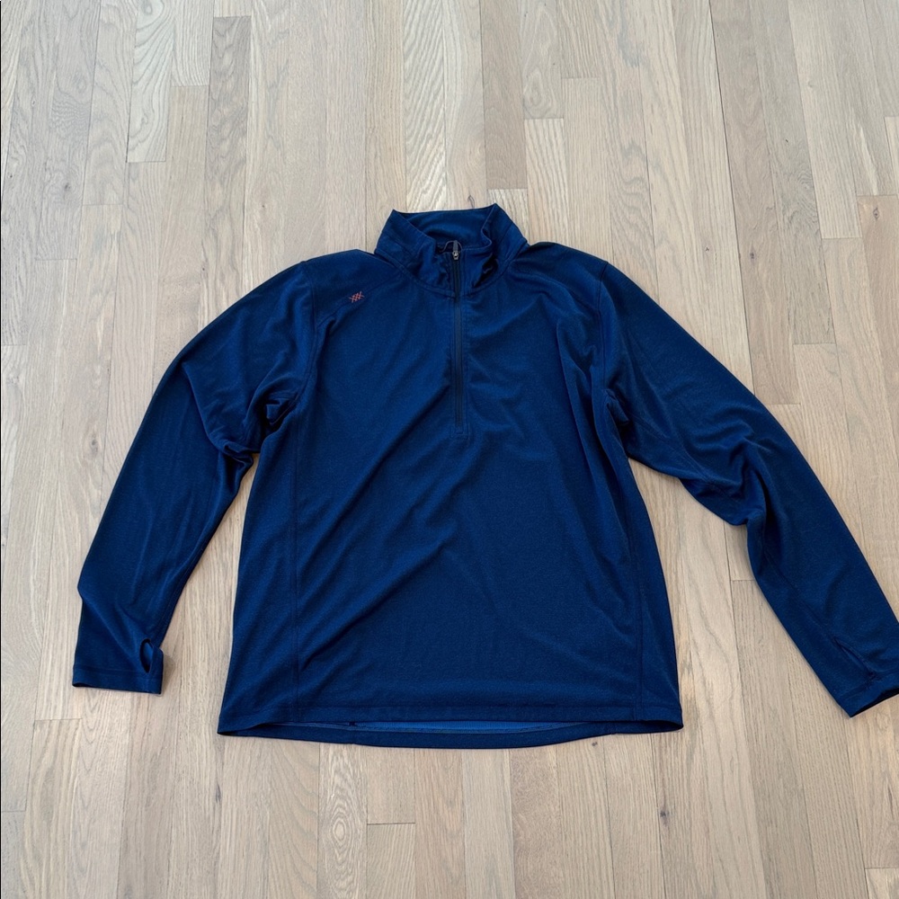 Rhône Men's Navy Blue Quarter-zip 1/4 Pullover XL